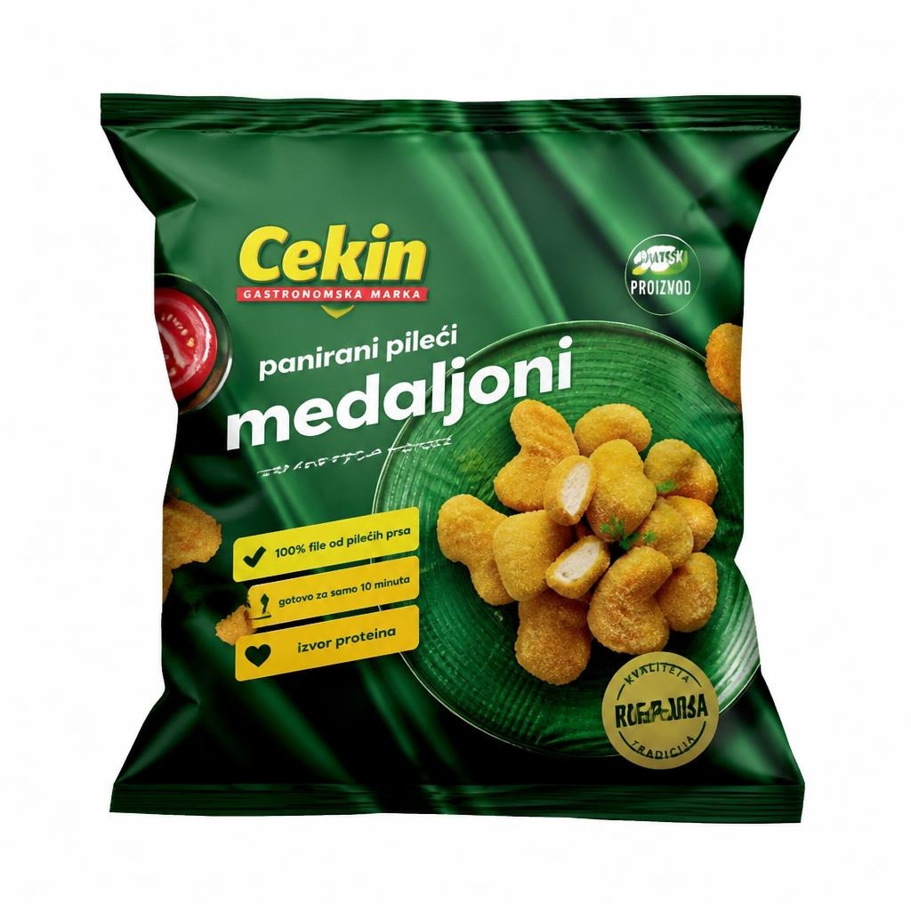 Pileći panirani medaljoni 660 g Cekin Akcija u trgovini NTL