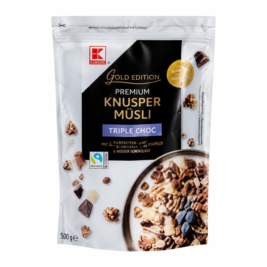 Gold Edition muesli hrskavi Triple Choc premium 500 g Akcija u trgovini Kaufland