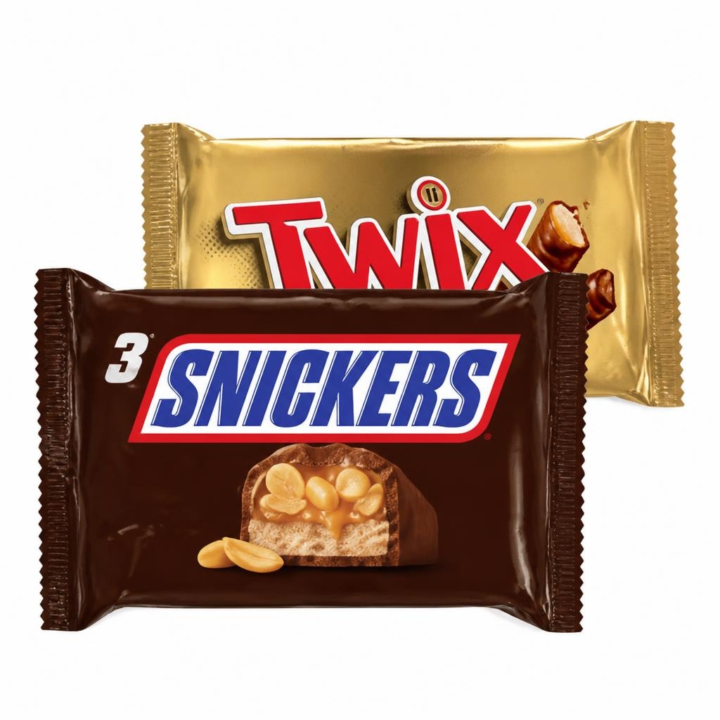 Snickers ili Twix 3 x 50 g Snickers, Twix Akcija u trgovini Lidl