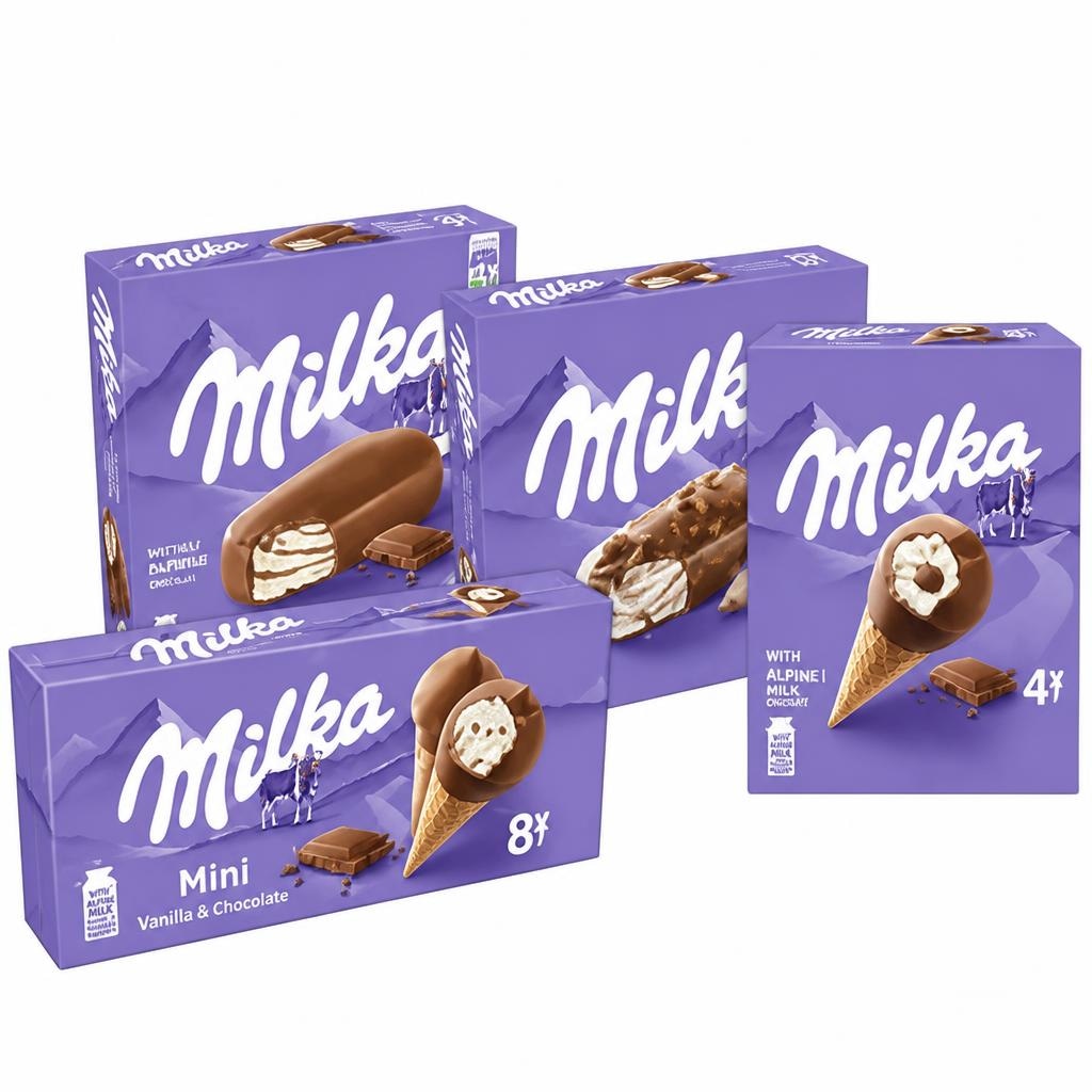Sladoledi Milka - Akcija u trgovini Spar