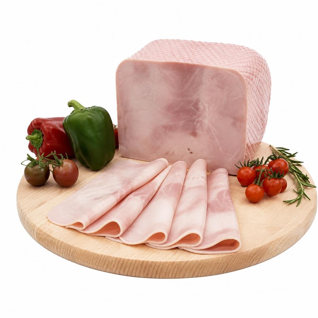 Kuhana šunka sa smanjenom količinom masnoće 100 g Akcija u trgovini Eurospin