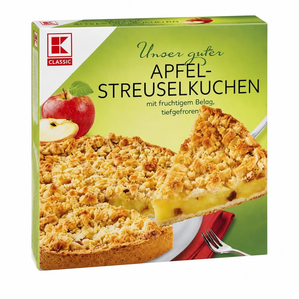 K Classic Apfel-Streuselkuchen 1,25 kg - Akcija u trgovini Kaufland