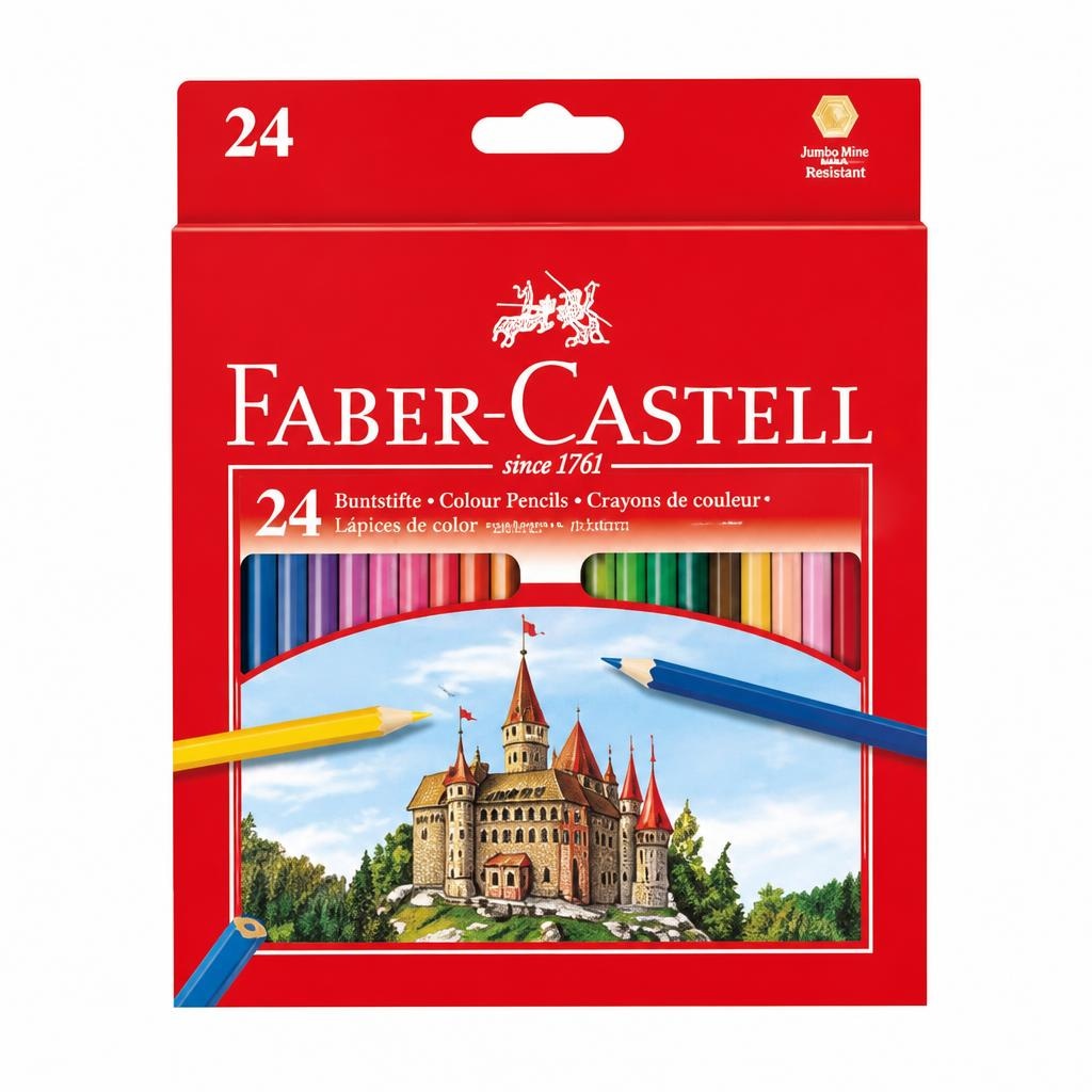 Faber-Castell Drvene bojice 24 komada - Akcija u trgovini Mueller
