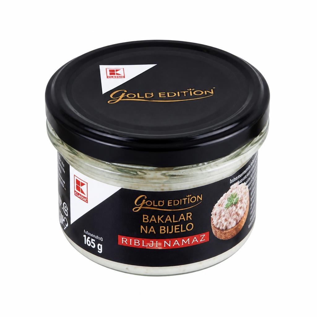 Gold Edition riblji namaz bakalar na bijelo 165 g Akcija u trgovini Kaufland