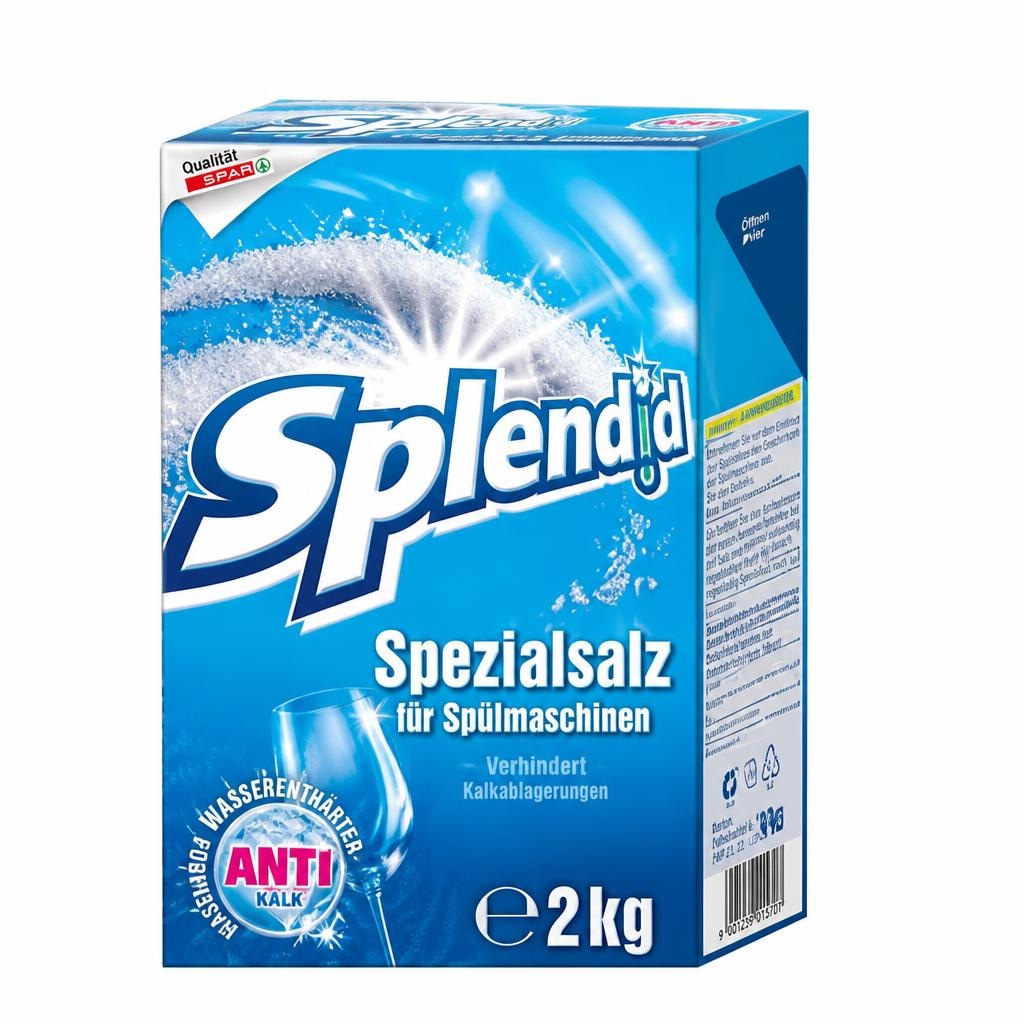 Sol za perilicu posuđa Splendid 2 kg - Akcija u trgovini Spar