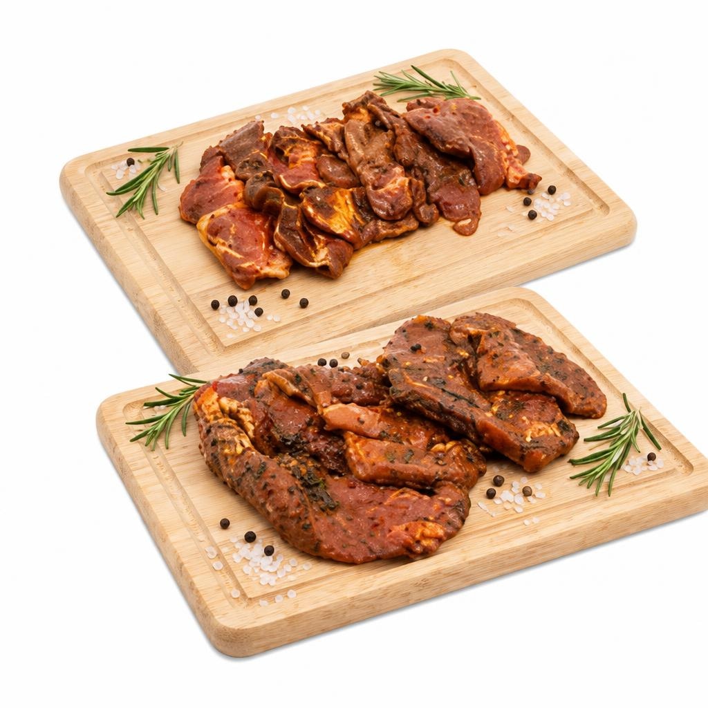 Svinjski vrat bez kosti u chili marinadi/mediteran marinadi 500 g Akcija u trgovini Eurospin