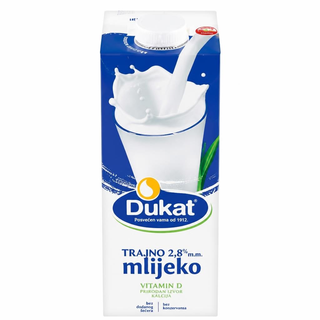 Dukat Trajno mlijeko 1 L Akcija u trgovini Kaufland