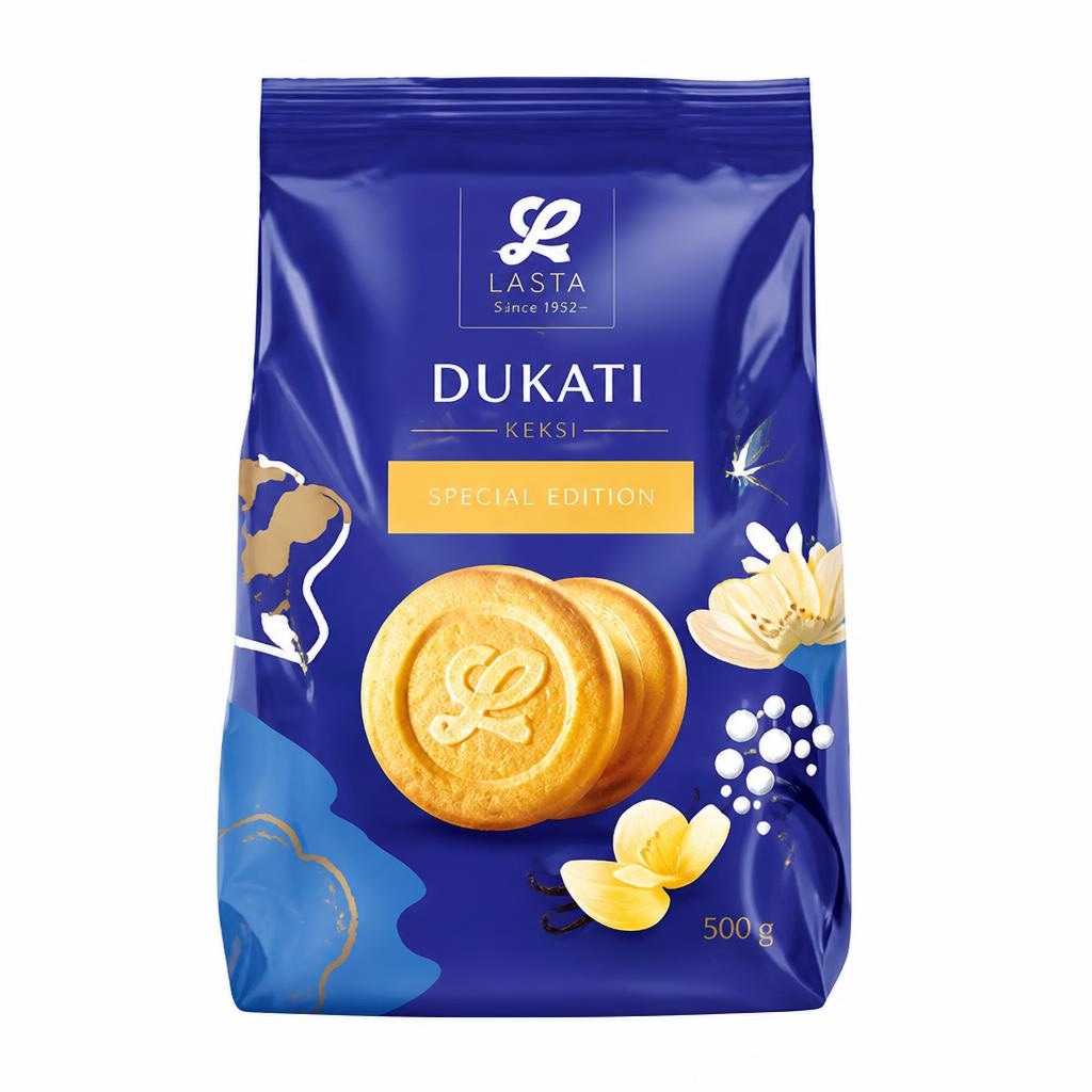 Lasta Dukati keksi 500 g Akcija u trgovini Boso