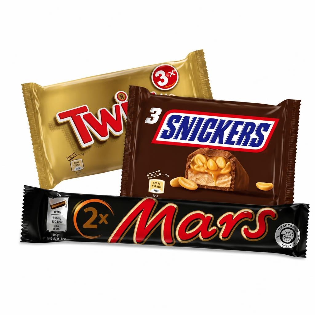 Čokoladni prutići Snickers, Twix i Mars - Akcija u trgovini Spar