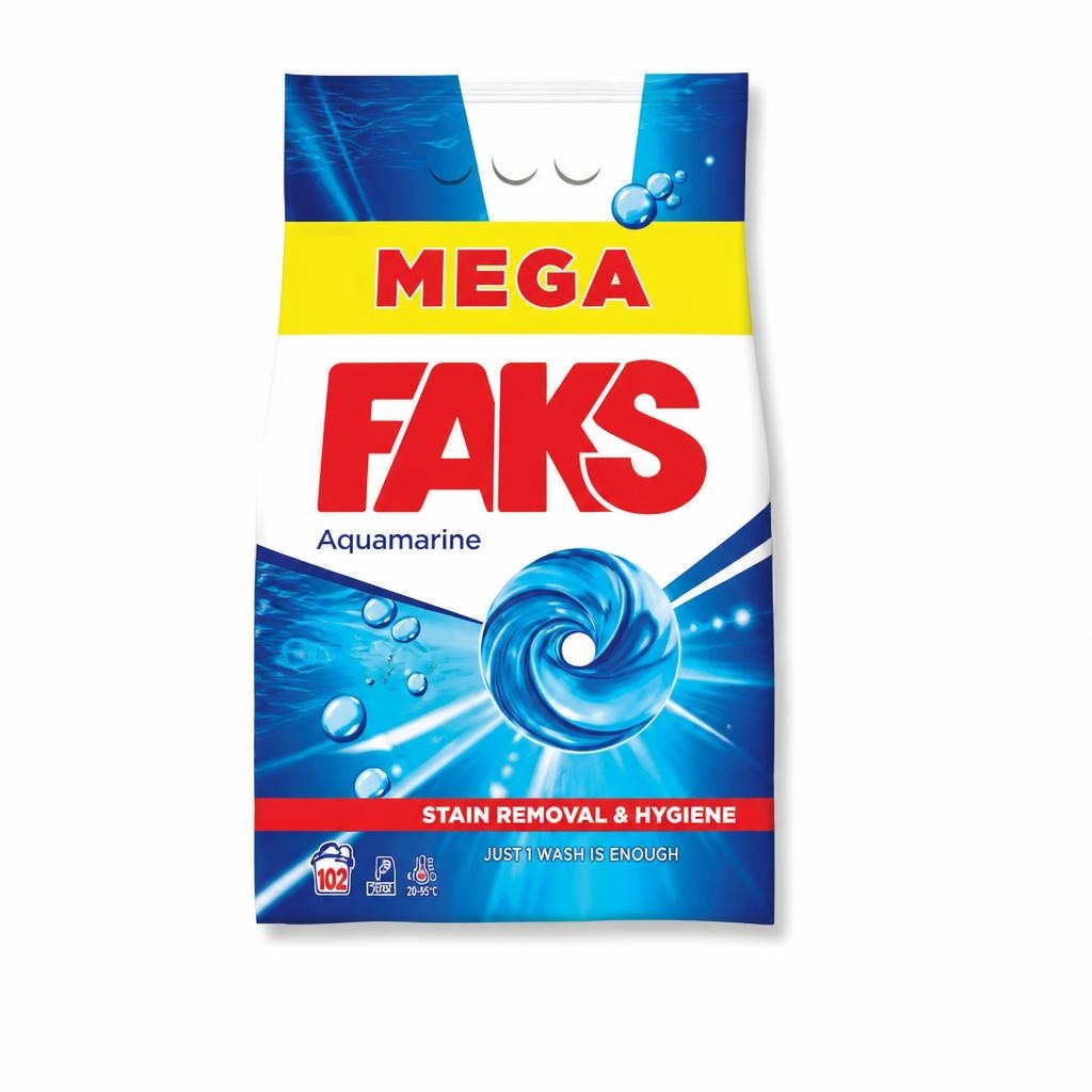FAKS Aquamarine deterdžent za pranje rublja 4,95 kg Akcija u trgovini Ribola