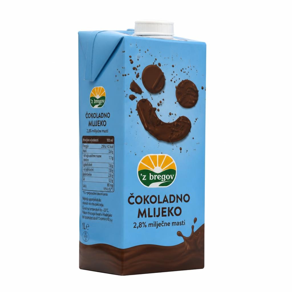 Čokoladno mlijeko 'z bregov od 0,2 L do 1 L Vindija - Akcija u trgovini Spar