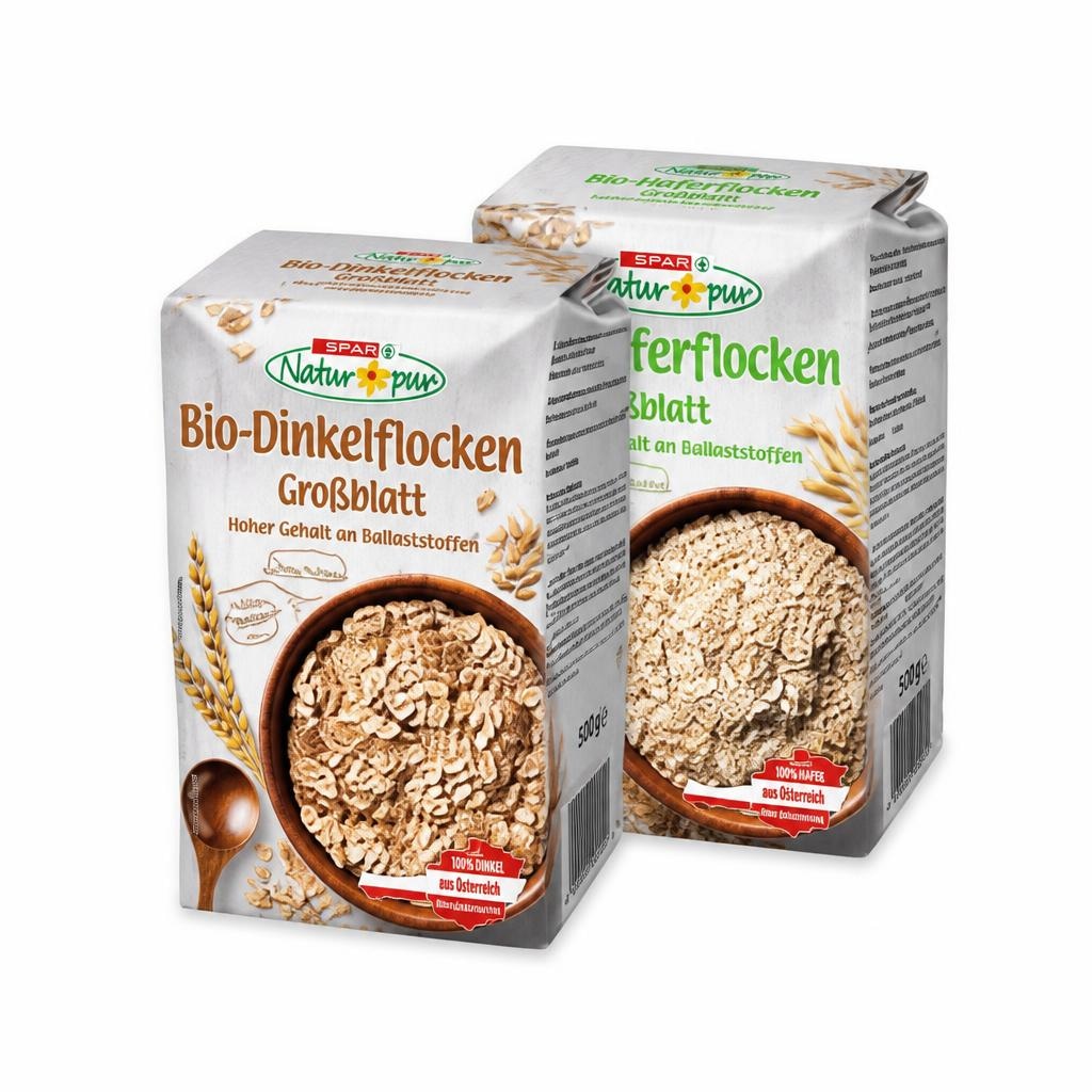 Zobene ili Pirove Pahuljice 500 g Natur Pur - Akcija u trgovini Spar
