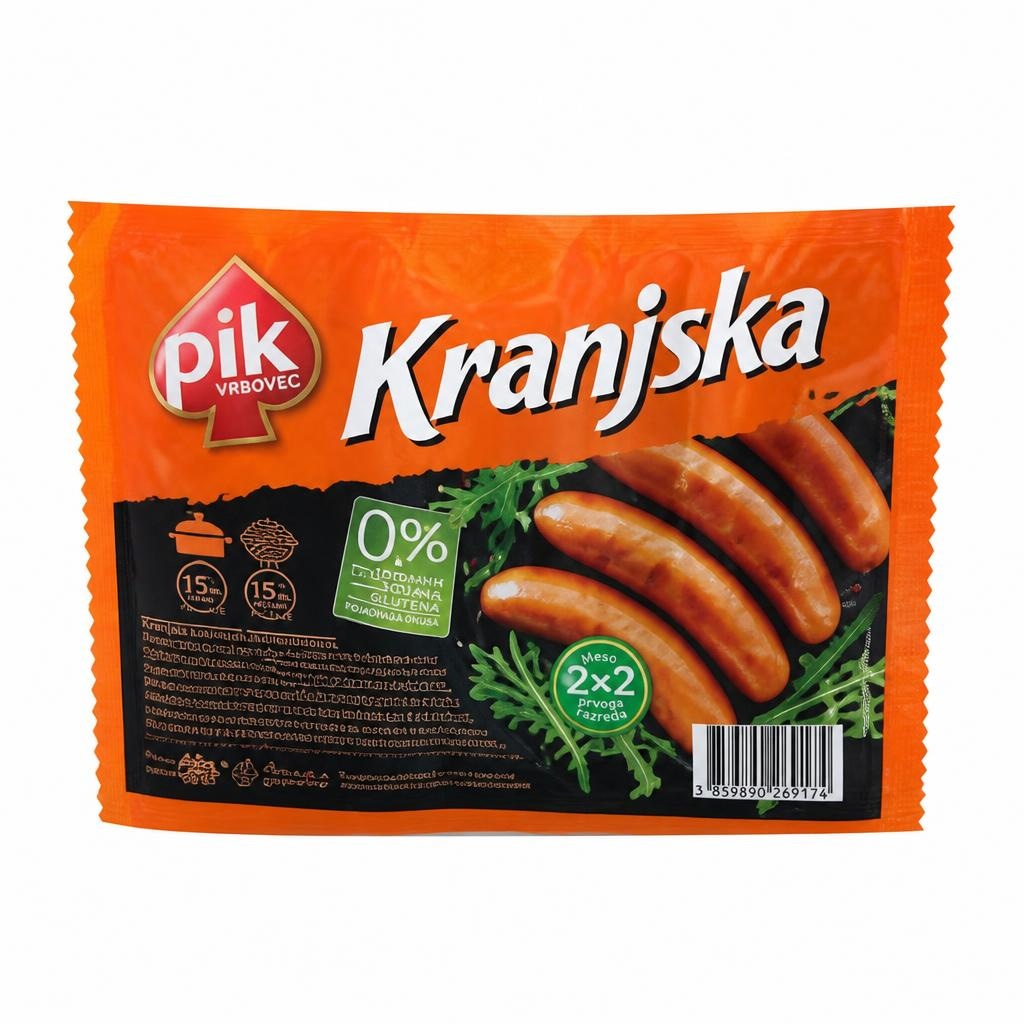 Kobasice za kuhanje i pečenje PIK Vrbovec od 300 g do 460 g - Akcija u trgovini Spar