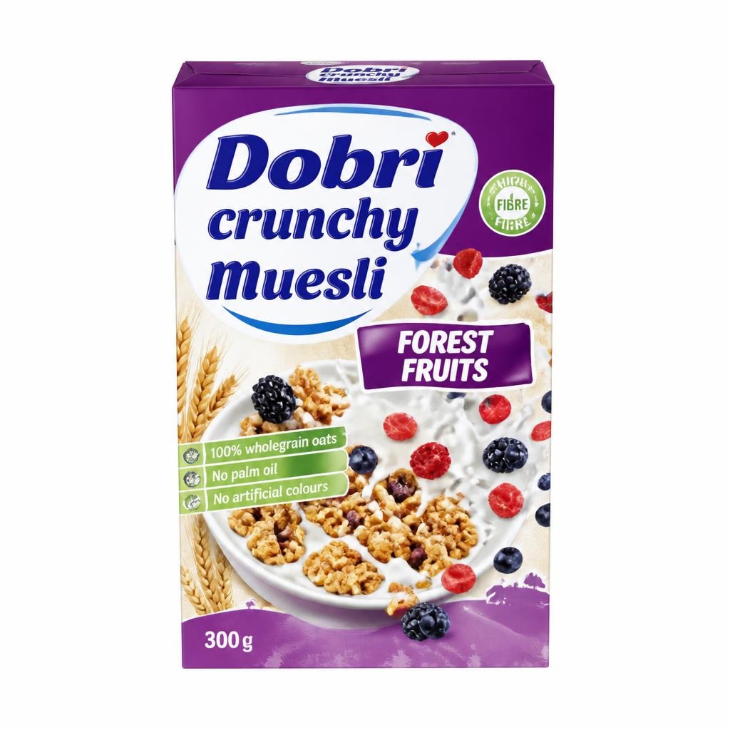 DOBRI CRUNCHY MUESLI 300g Akcija u trgovini Bipa