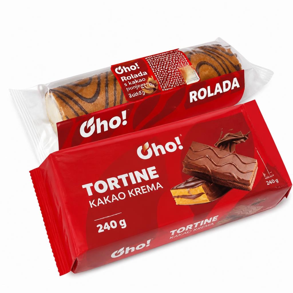 Oho! Rolada ili tortina 240 - 300 g Akcija u trgovini Plodine