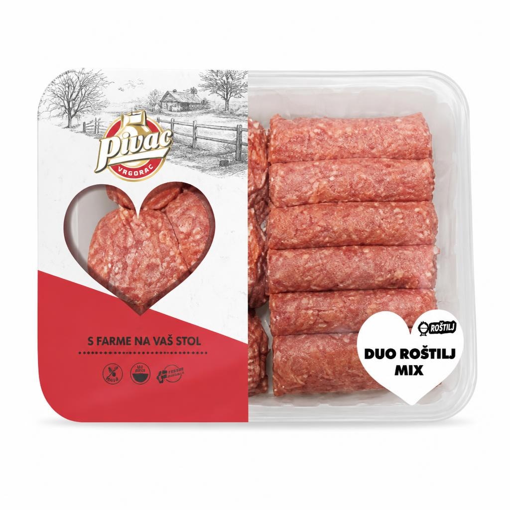 Pivac Duo mix roštilj 900 g Akcija u trgovini Pivac