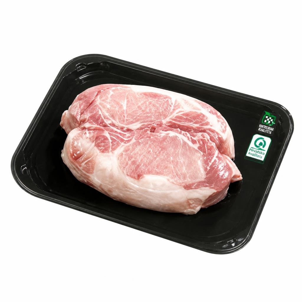 Svinjska leđa s kosti kotleti 1 kg - Akcija u trgovini Spar