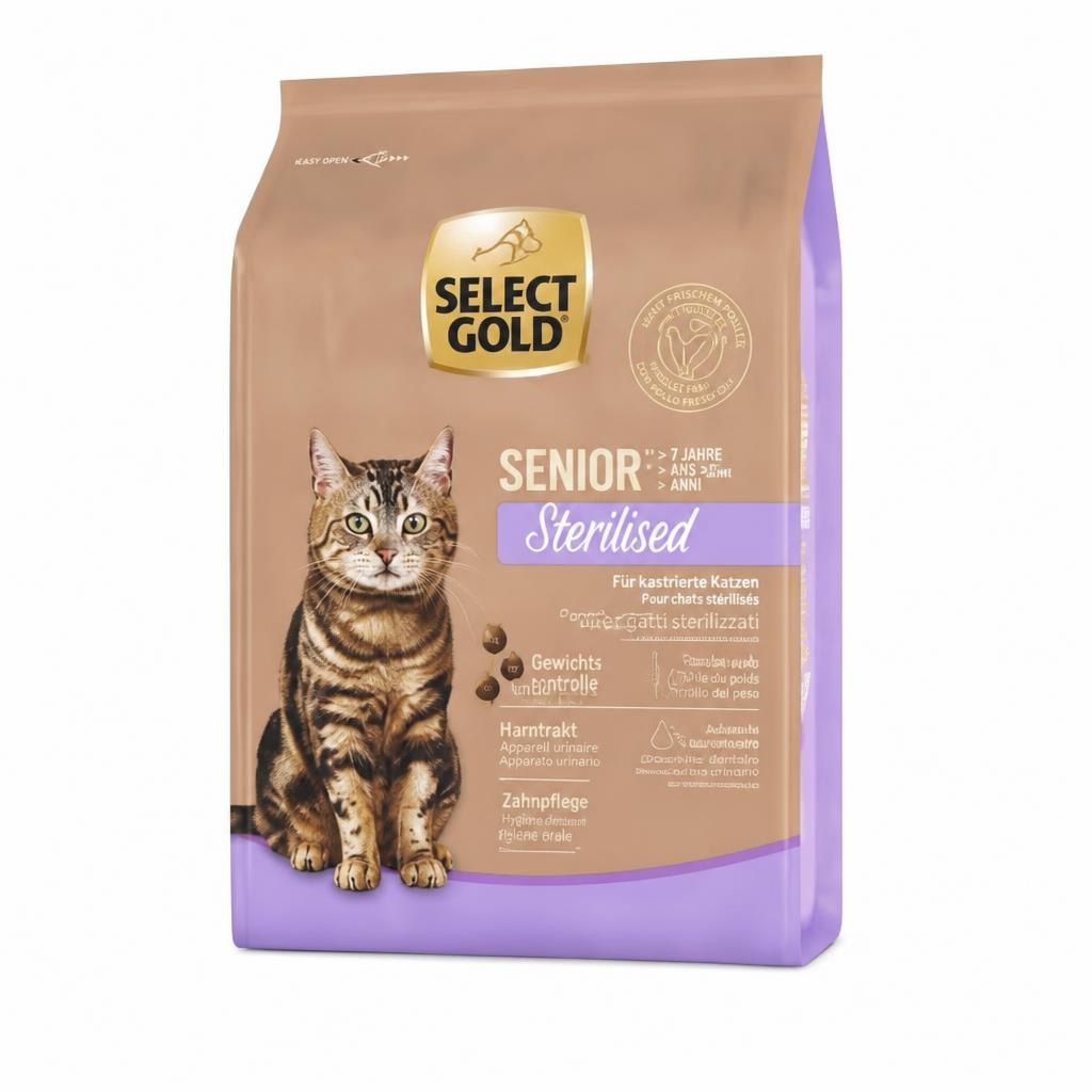 Select Gold Senior Sterilised 2,5 kg Akcija u trgovini Zoo City
