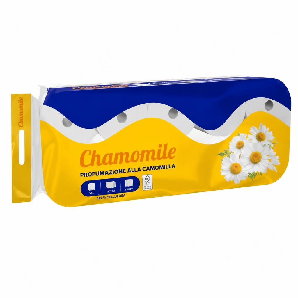 Toaletni papir Kamilica 10 rola Chamomile Akcija u trgovini Eurospin