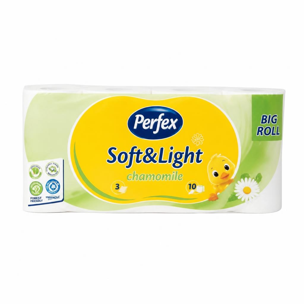 Perfex toaletni papir Kamilica 10 rola Akcija u trgovini Boso