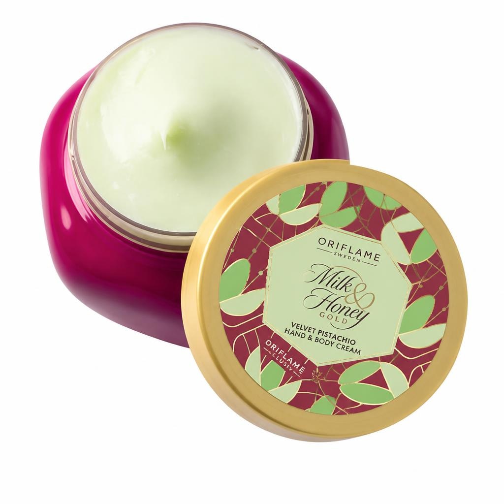 Milk & Honey Gold Velvet Pistachio krema za ruke i tijelo 250 ml Akcija u trgovini Oriflame