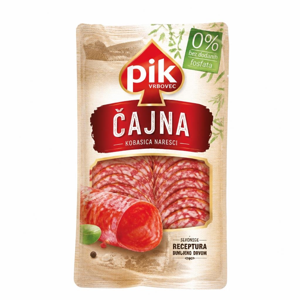 PIK Čajna kobasica naresci 100 g Pik Vrbovec Akcija u trgovini Ribola
