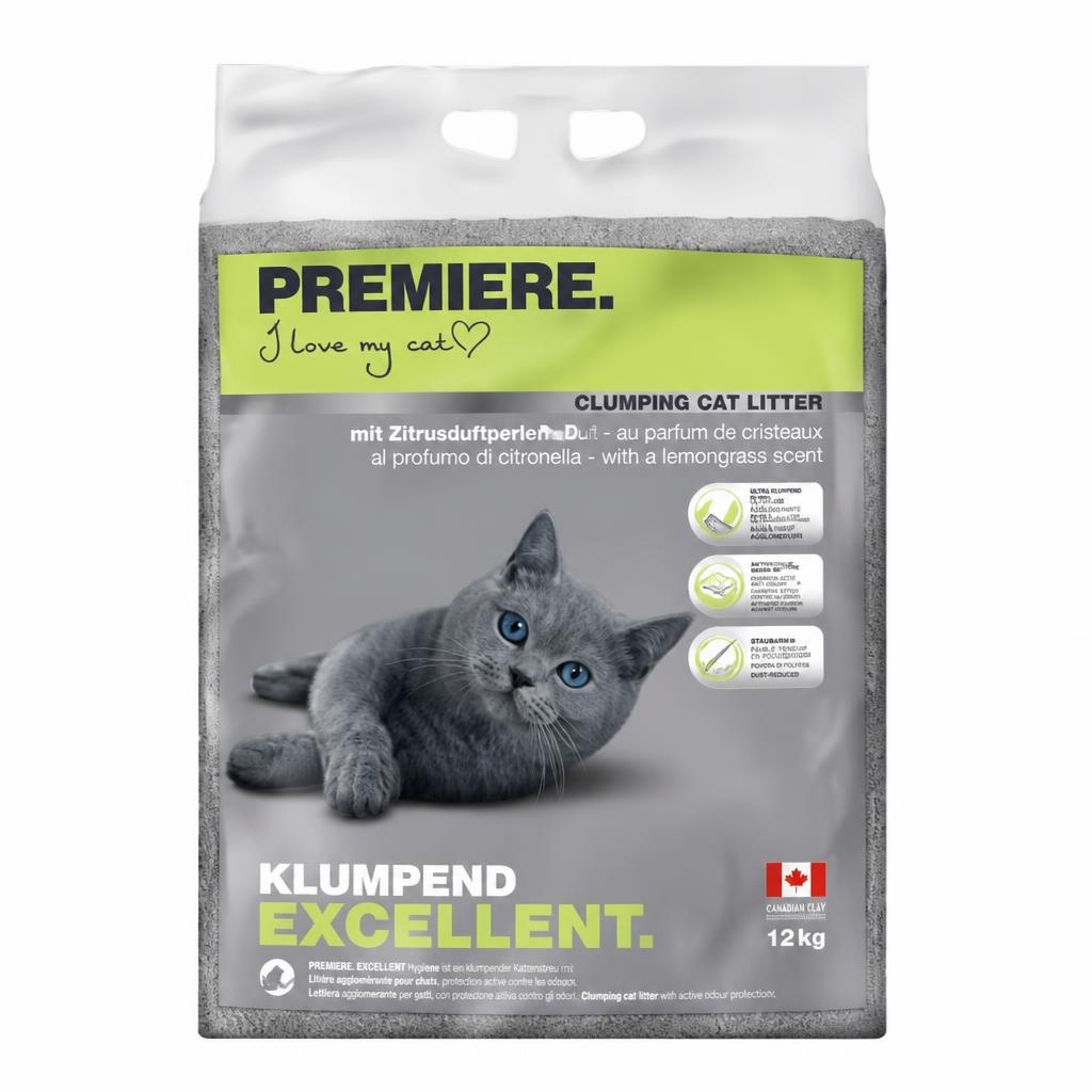 Premiere Excellent pijesak od kanadske gline za mačke 12 kg Akcija u trgovini Zoo City