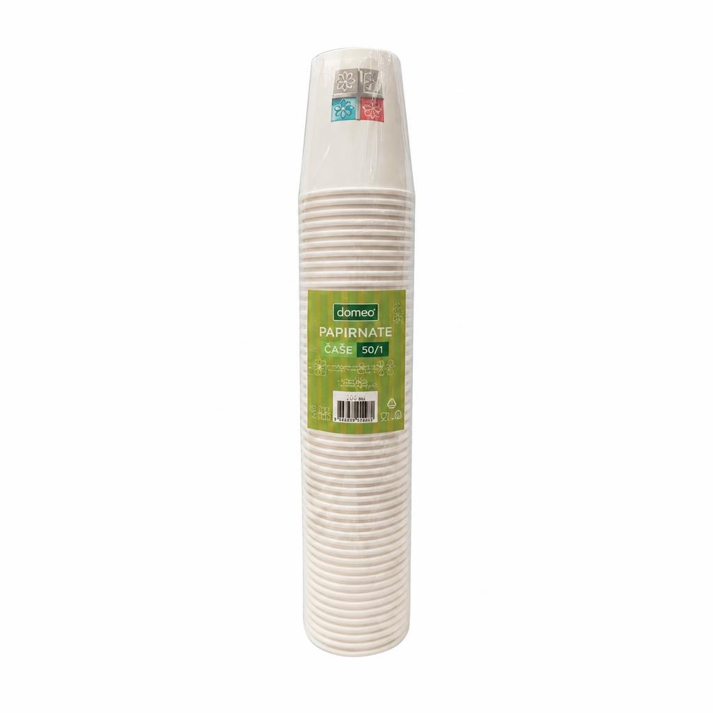 Domeo papirnate čaše 25/1, 0,36 l, 1 pak Akcija u trgovini NTL