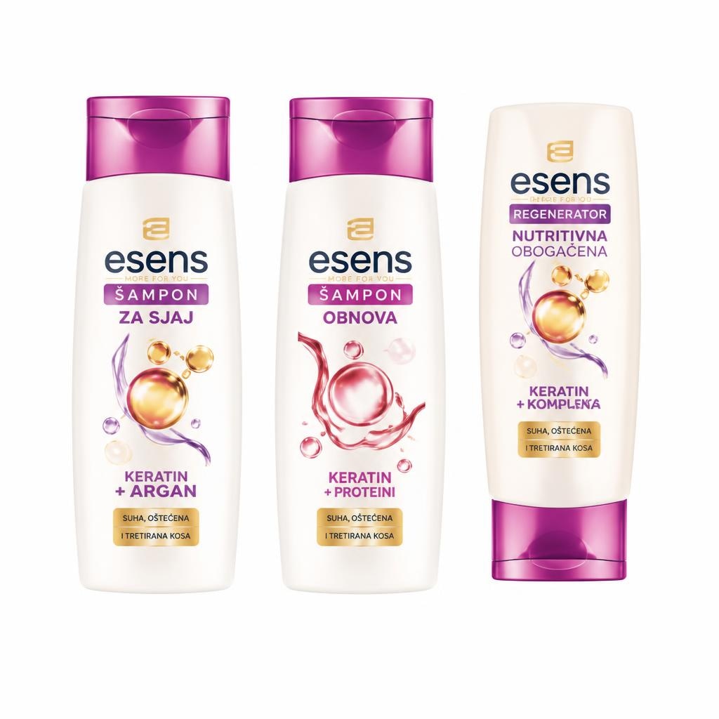 Esens šampon, maska ili regenerator za kosu 300 - 400 ml Akcija u trgovini Plodine