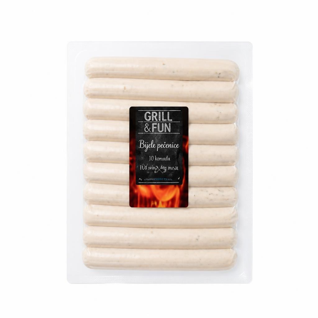 GRILL&FUN Bijele pečenice 1 kg Akcija u trgovini Lidl