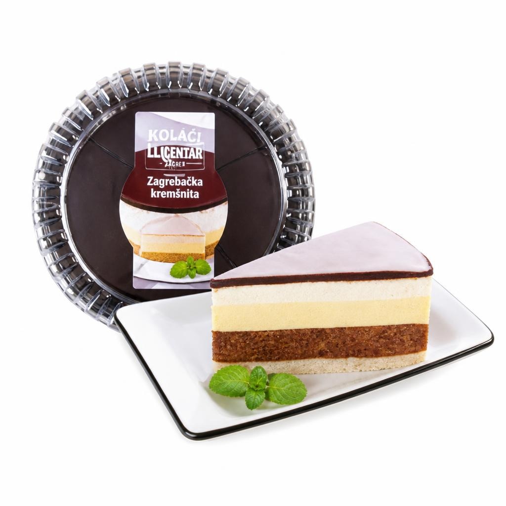 Torta Zagrebačka kremšnita 800 g Akcija u trgovini Plodine