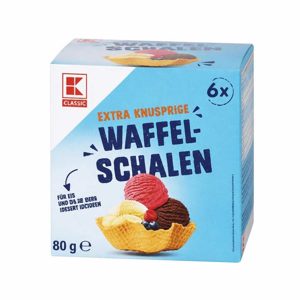 Slatki vafel zdjele za sladoled 80 g K Classic Akcija u trgovini Kaufland