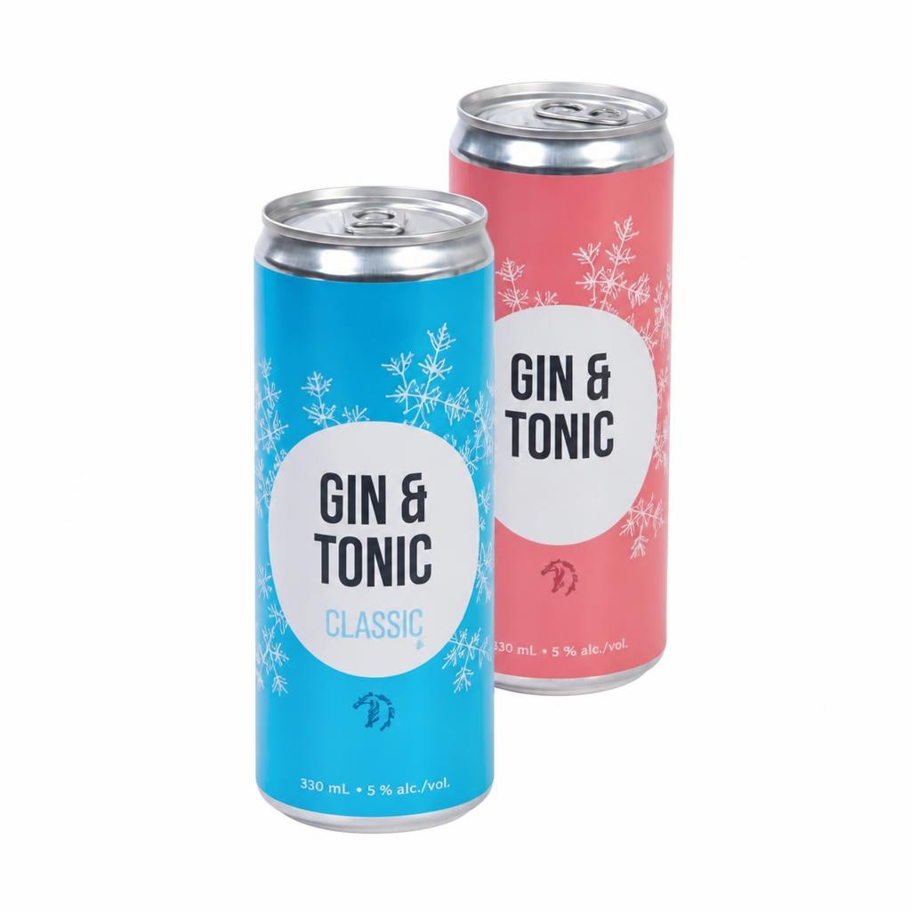Gin & Tonic / Pink Gin Tonic 330 ml - Akcija u trgovini Eurospin
