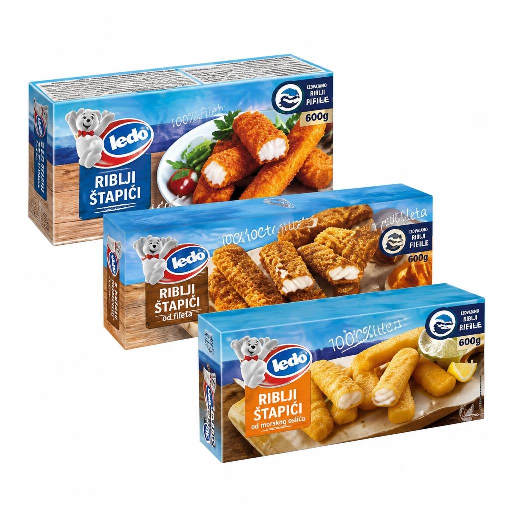 Panirani riblji proizvodi Ledo - Akcija u trgovini Spar