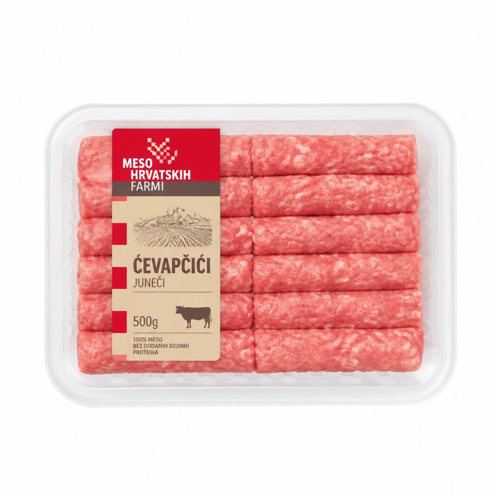 Svježi juneći ćevapčići 500 g - Akcija u trgovini Lidl