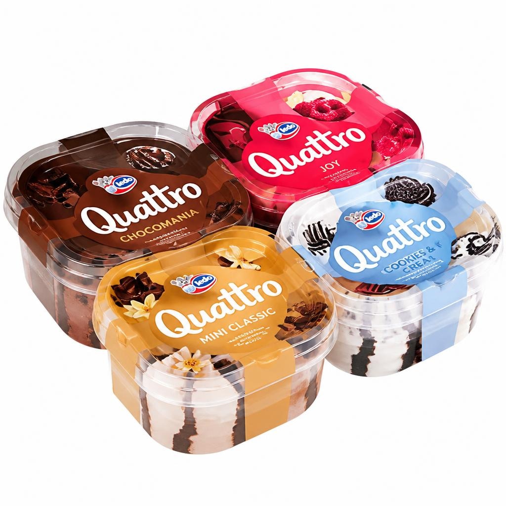 Quattro sladoled Joy / Mini Classic, Chocomania 800 ml / 900 ml Akcija u trgovini NTL