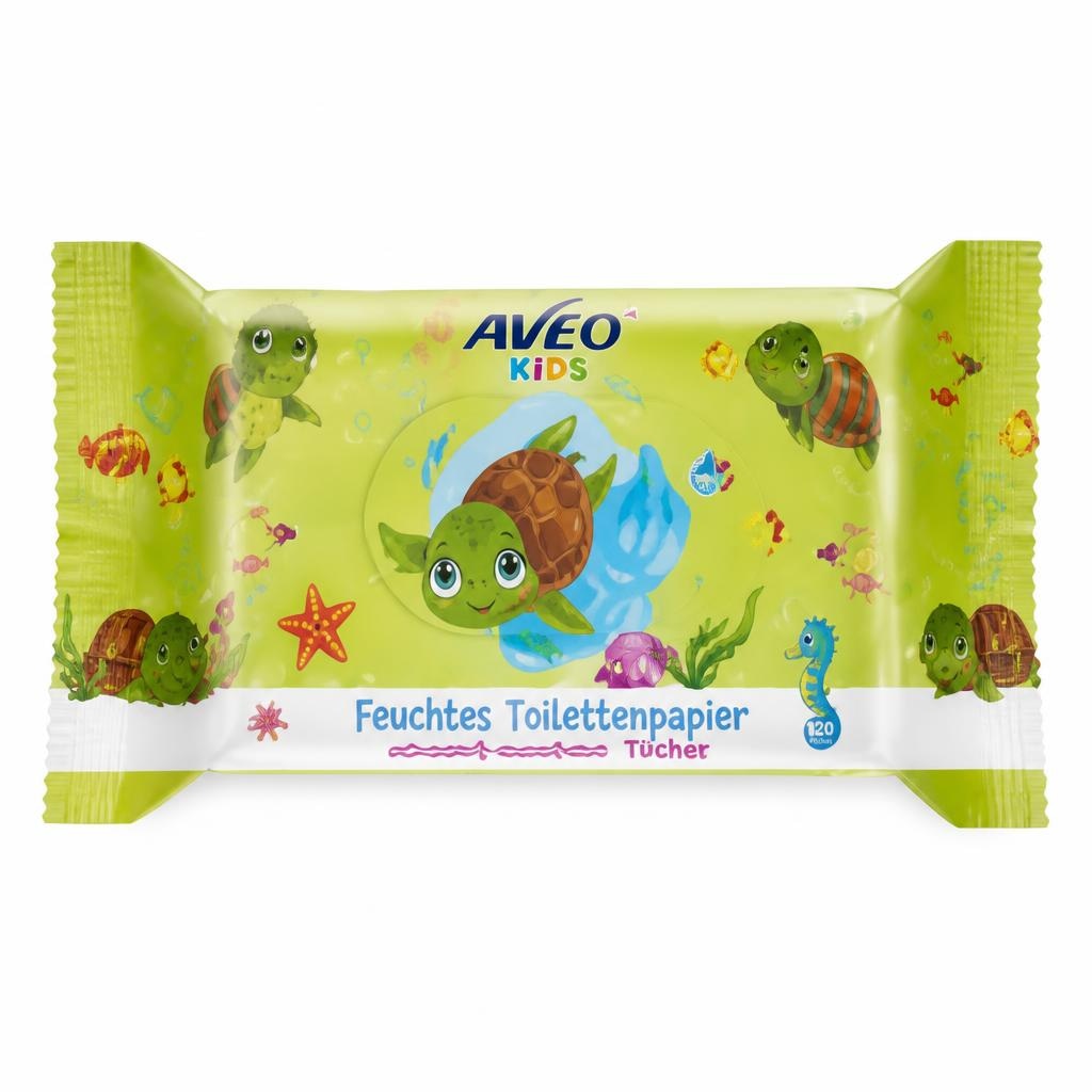 AVEO KIDS vlažni toaletni papir 120 kom - Akcija u trgovini Mueller