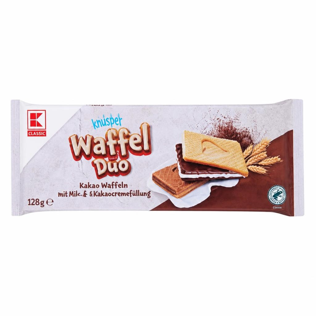 Vafel hrskavi duo 128 g Classic - Akcija u trgovini Kaufland