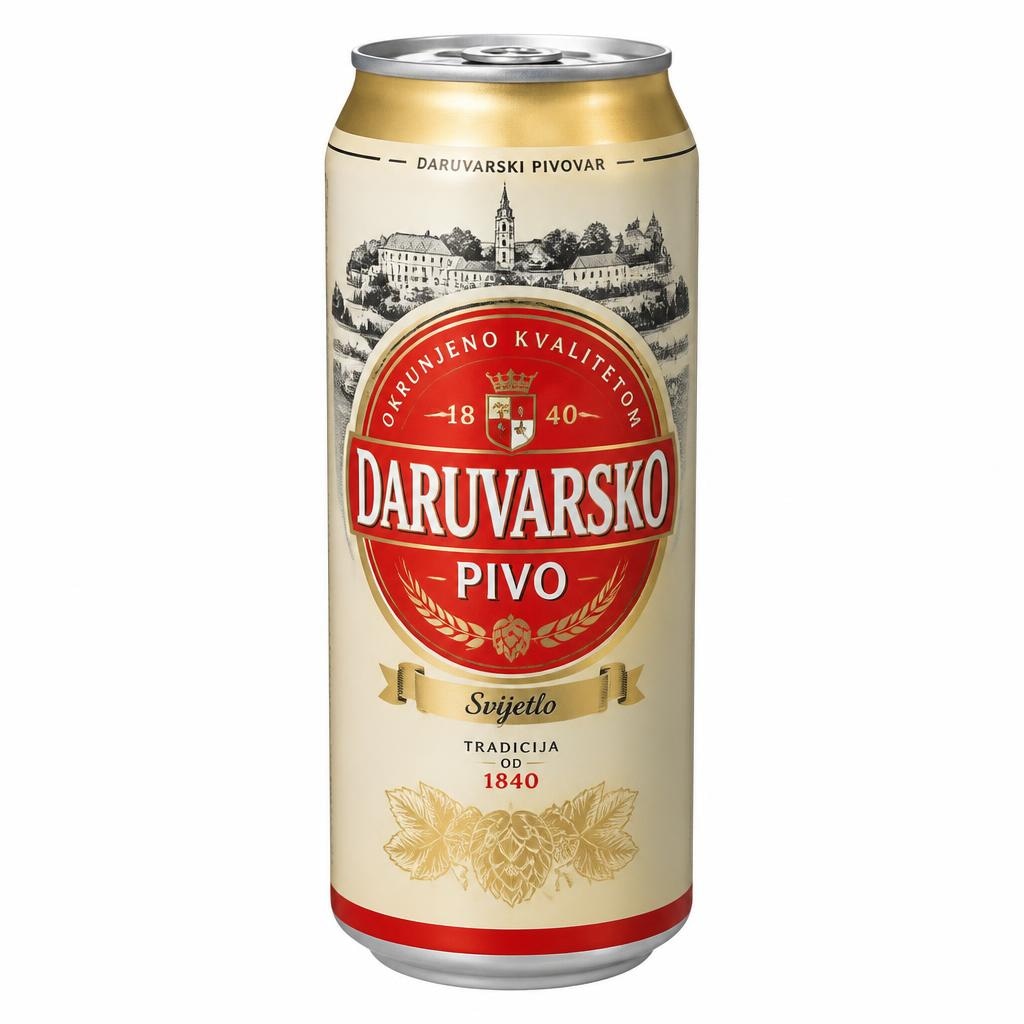 Daruvarsko pivo 0,5 l - Akcija u trgovini Pevex