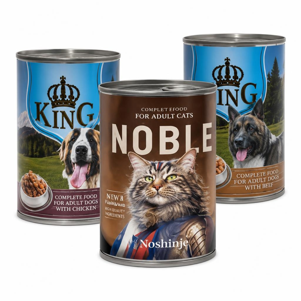 Noble Cat / King Hrana za mačke, za pse 415 g Akcija u trgovini Trgovina Krk