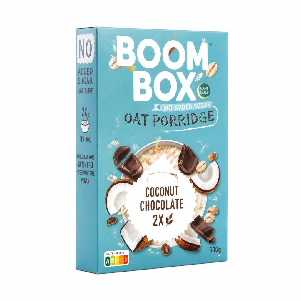 Boom Box Oat Porridge Coconut Chocolate 300 g Akcija u trgovini Žabac