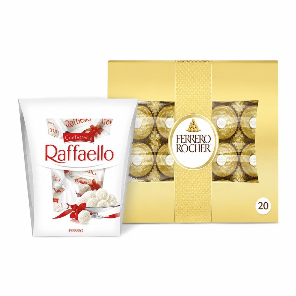 Ferrero Rocher ili Raffaello 250 g ili 230 g Ferrero Rocher, Raffaello Akcija u trgovini Spar