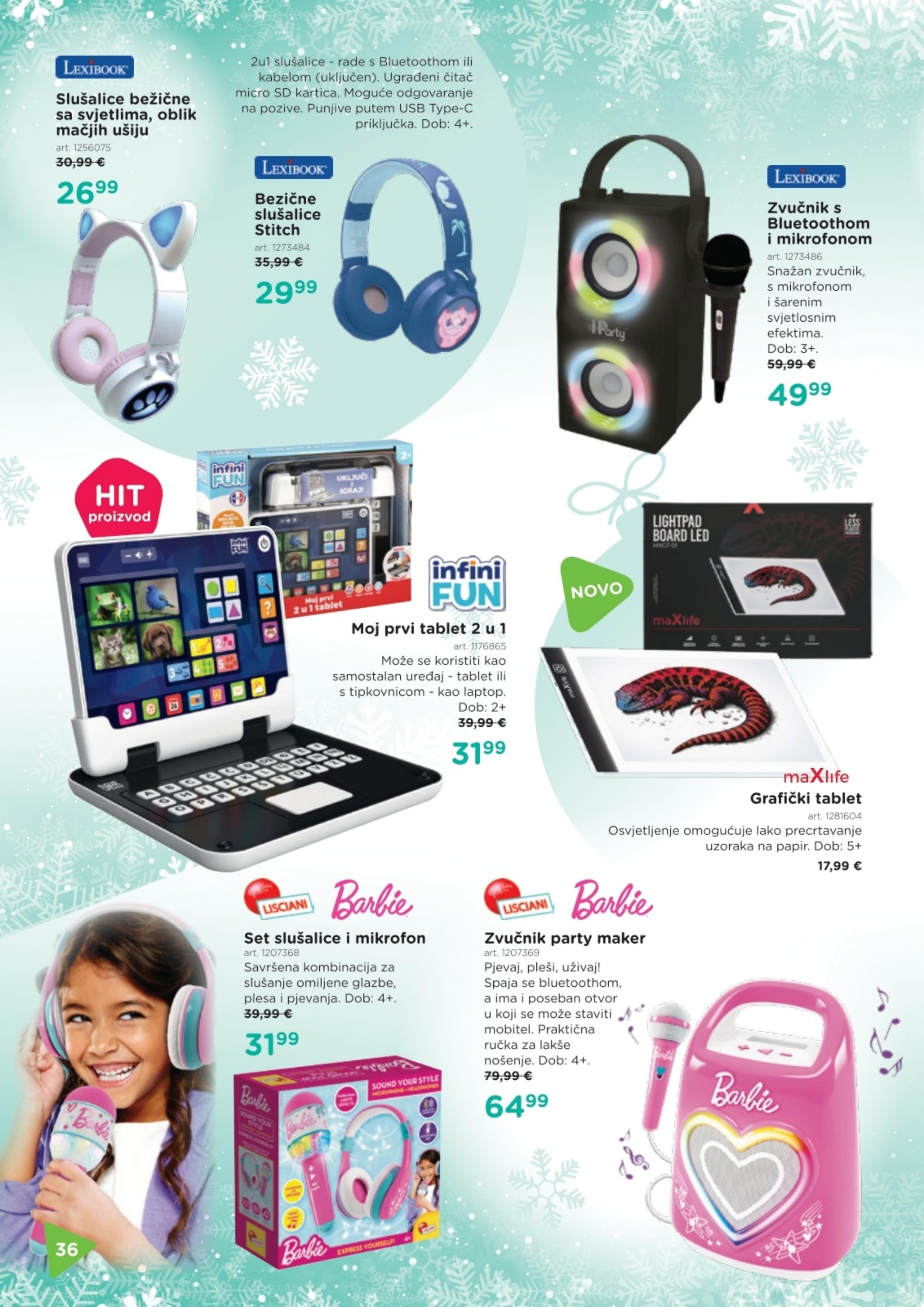 Stranica 36. Baby Center kataloga - Akcije od 14.11. do 06.01.2026.