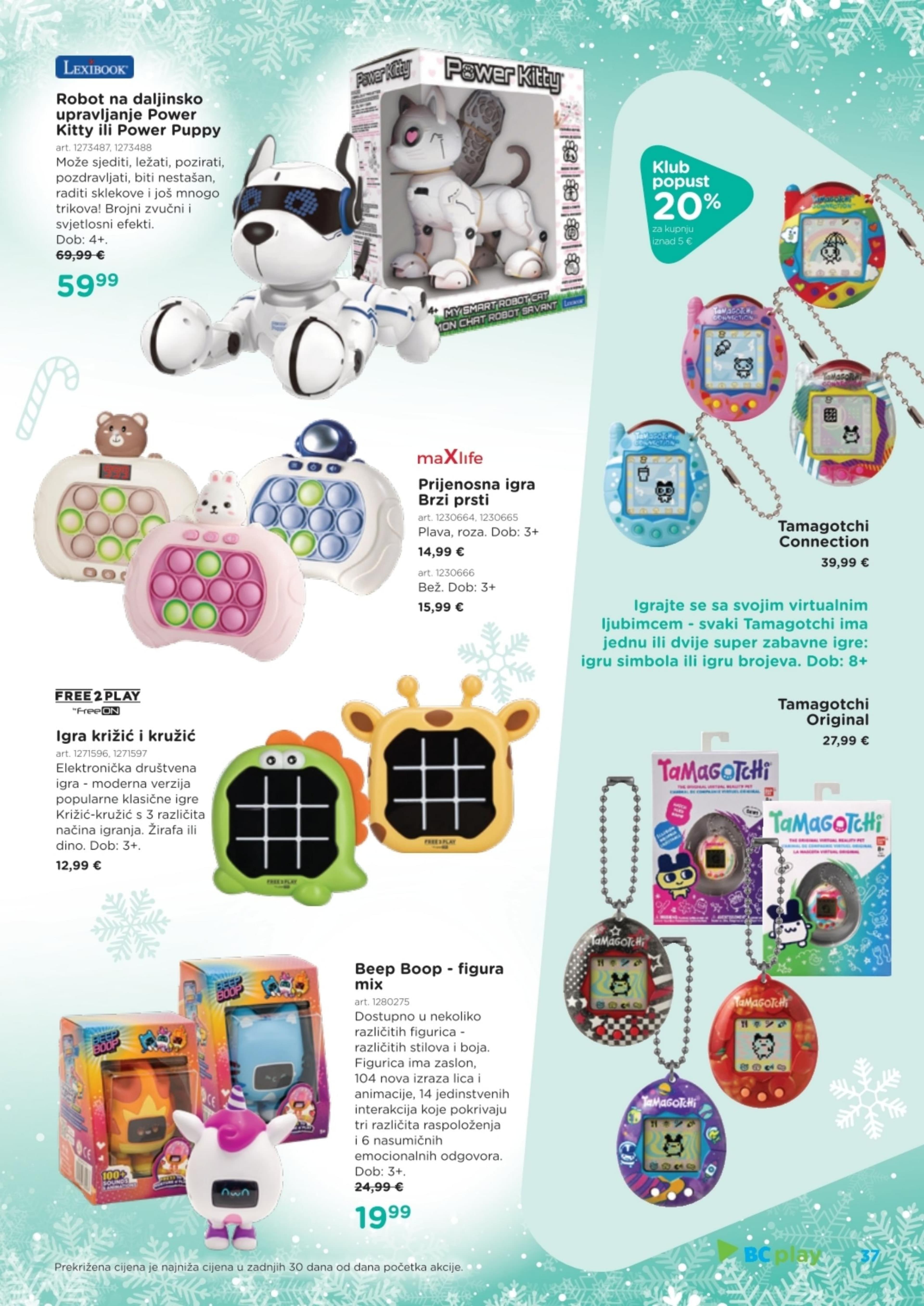 Stranica 37. Baby Center kataloga - Akcije od 14.11. do 06.01.2026.
