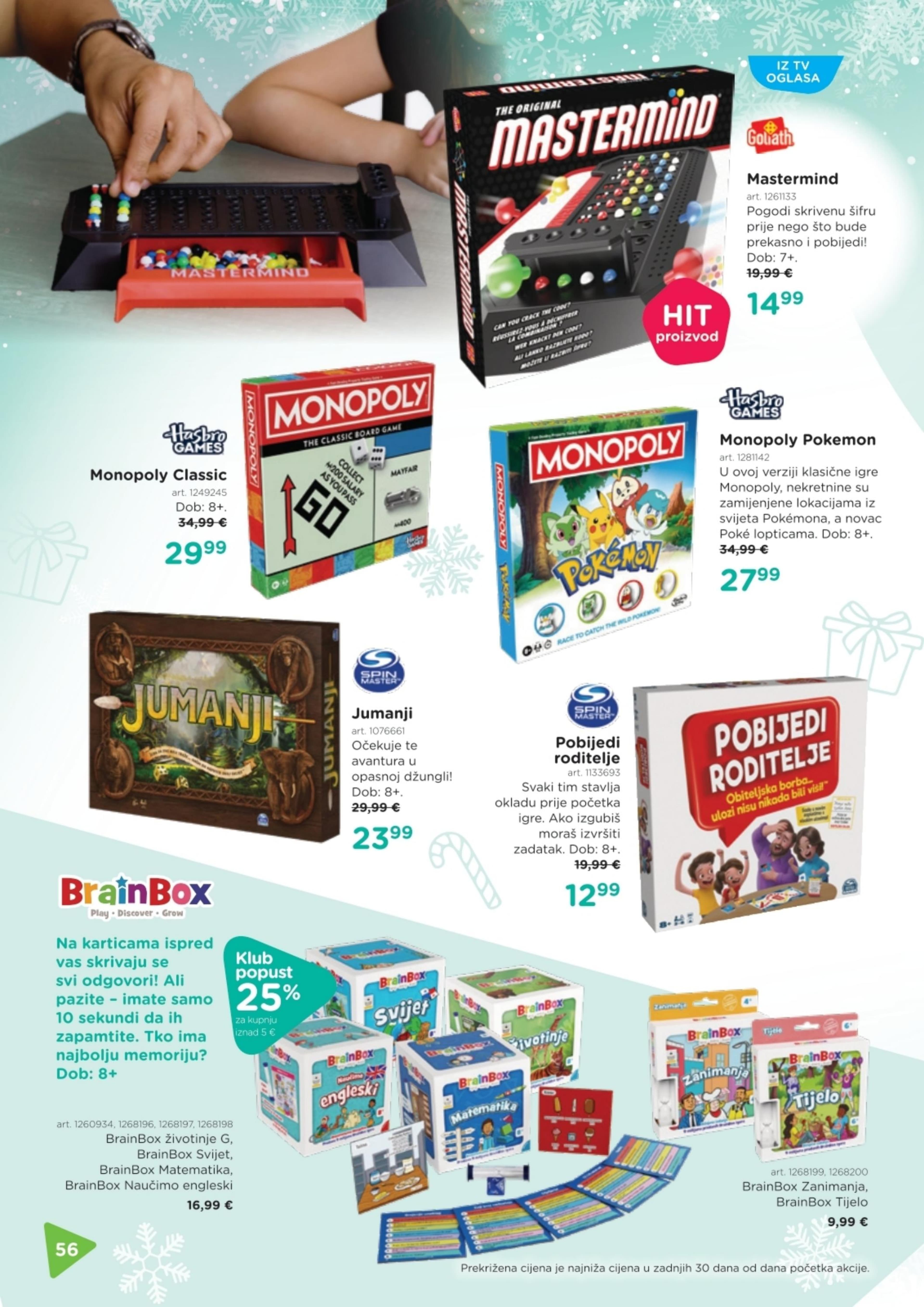 Stranica 56. Baby Center kataloga - Akcije od 14.11. do 06.01.2026.