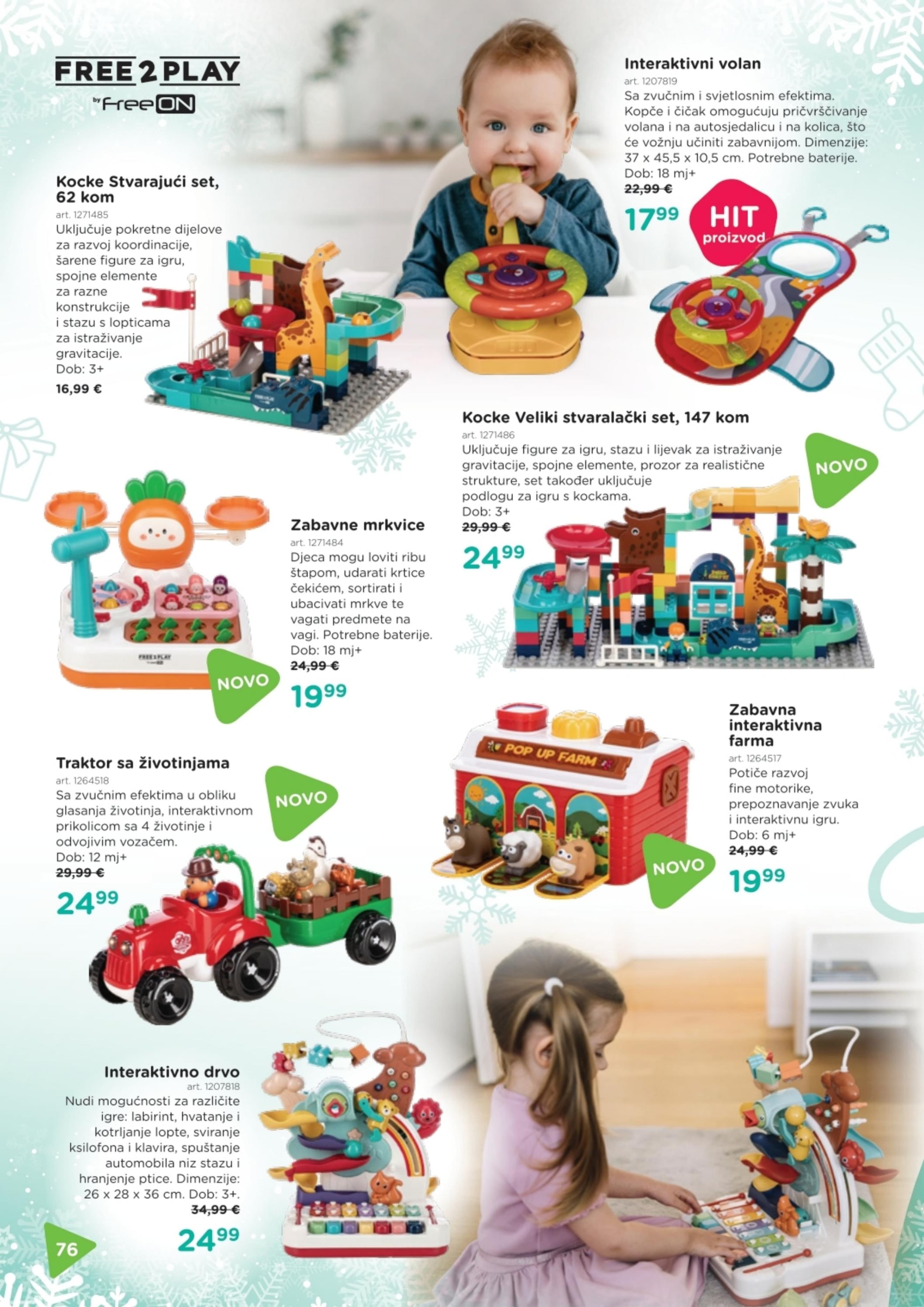 Stranica 76. Baby Center kataloga - Akcije od 14.11. do 06.01.2026.