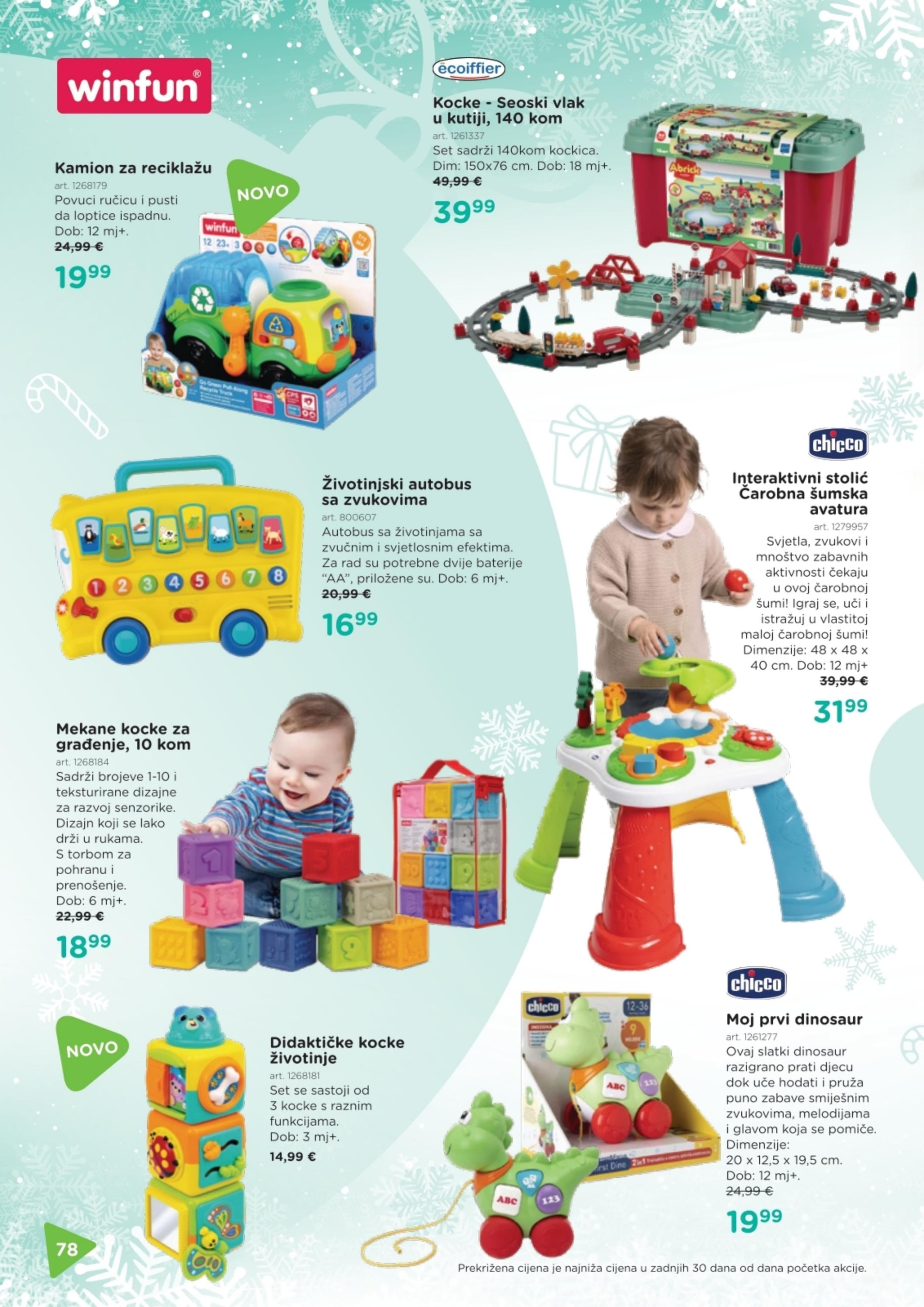 Stranica 78. Baby Center kataloga - Akcije od 14.11. do 06.01.2026.