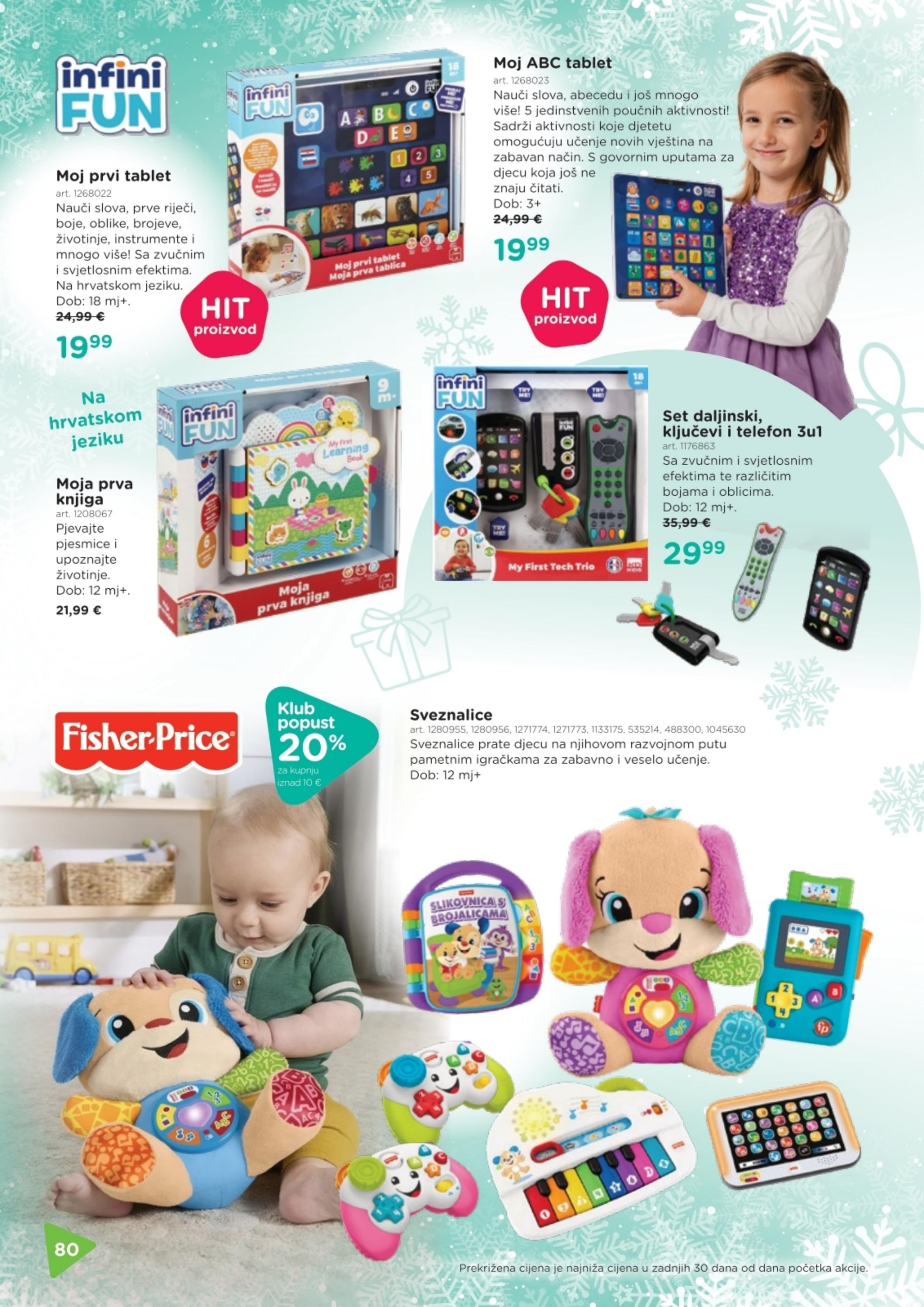 Stranica 80. Baby Center kataloga - Akcije od 14.11. do 06.01.2026.