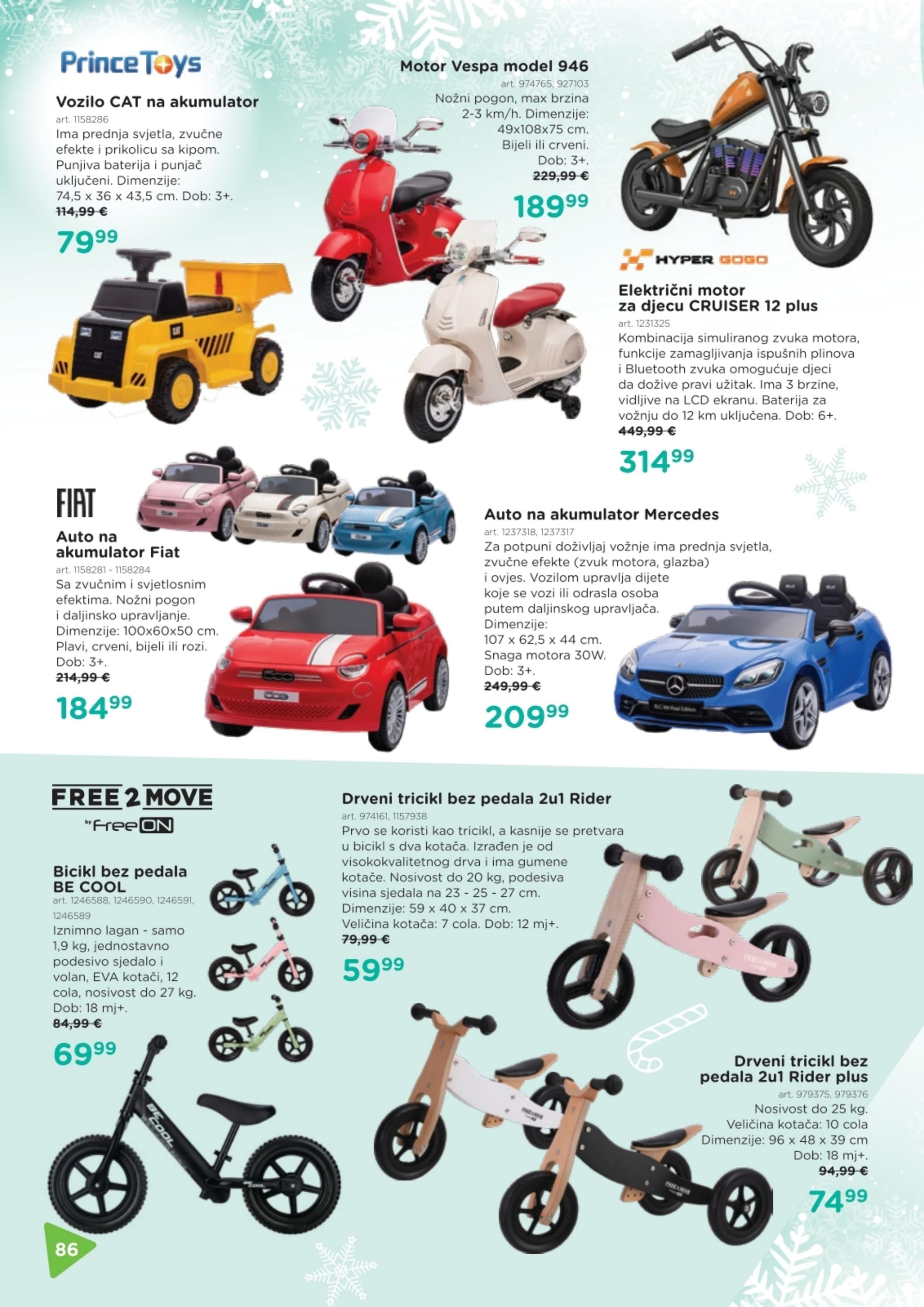 Stranica 86. Baby Center kataloga - Akcije od 14.11. do 06.01.2026.