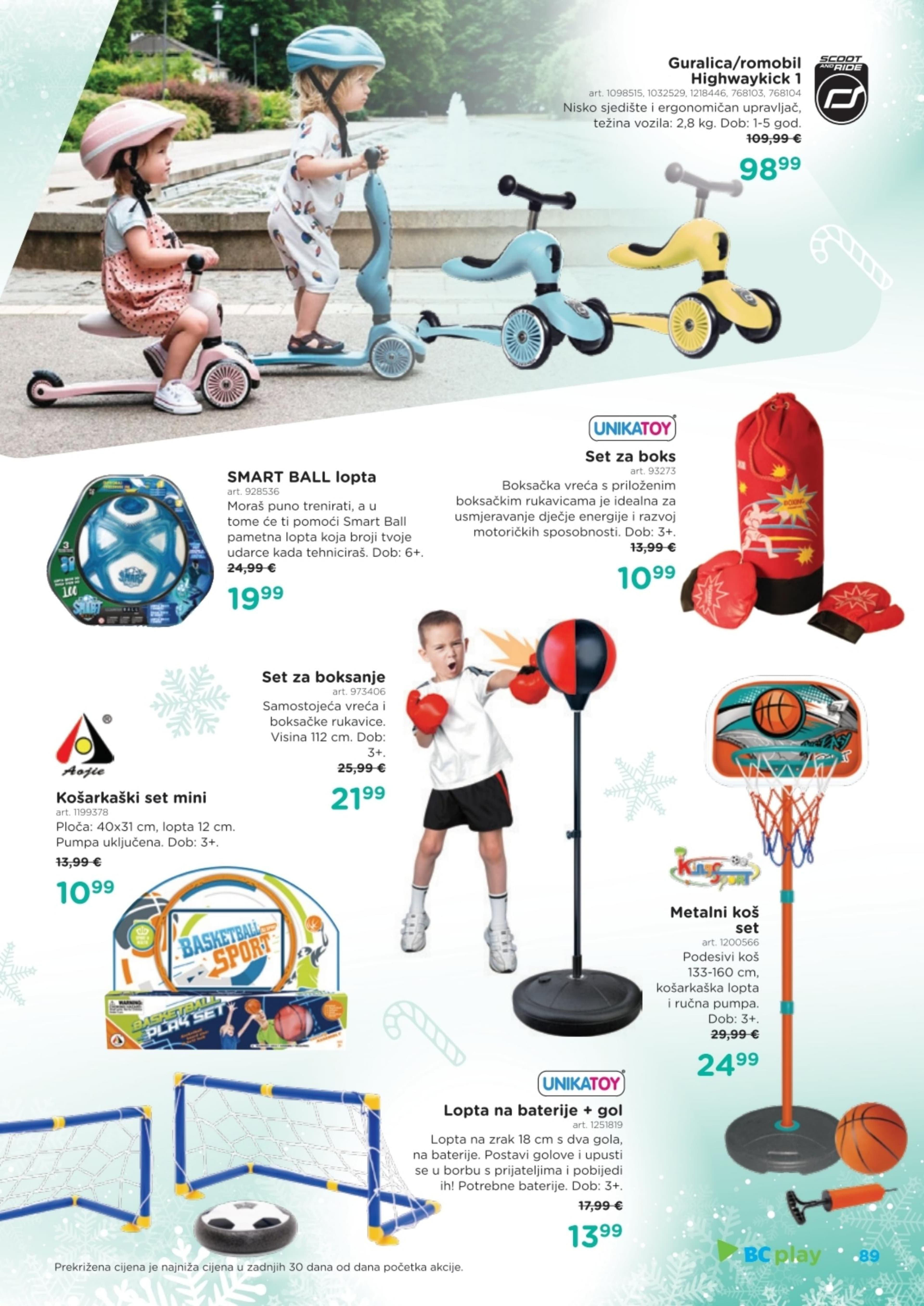 Stranica 89. Baby Center kataloga - Akcije od 14.11. do 06.01.2026.